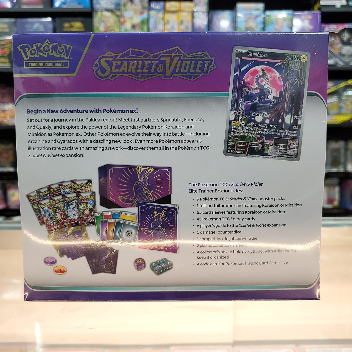Pokemon:Scarlet & Violet - Elite Trainer Box (Miraidon)