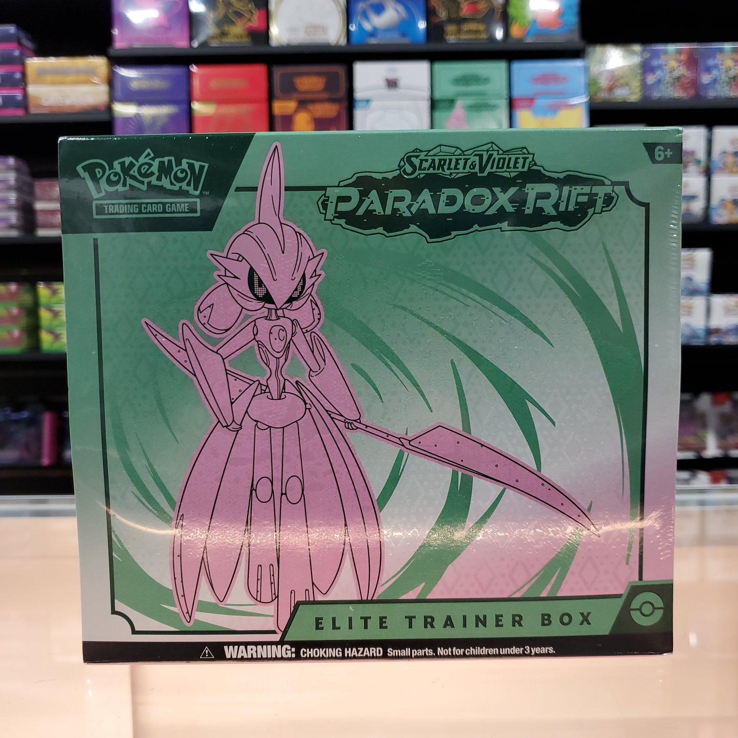 Pokemon:Scarlet & Violet: Paradox Rift - Elite Trainer Box (Iron Valiant)