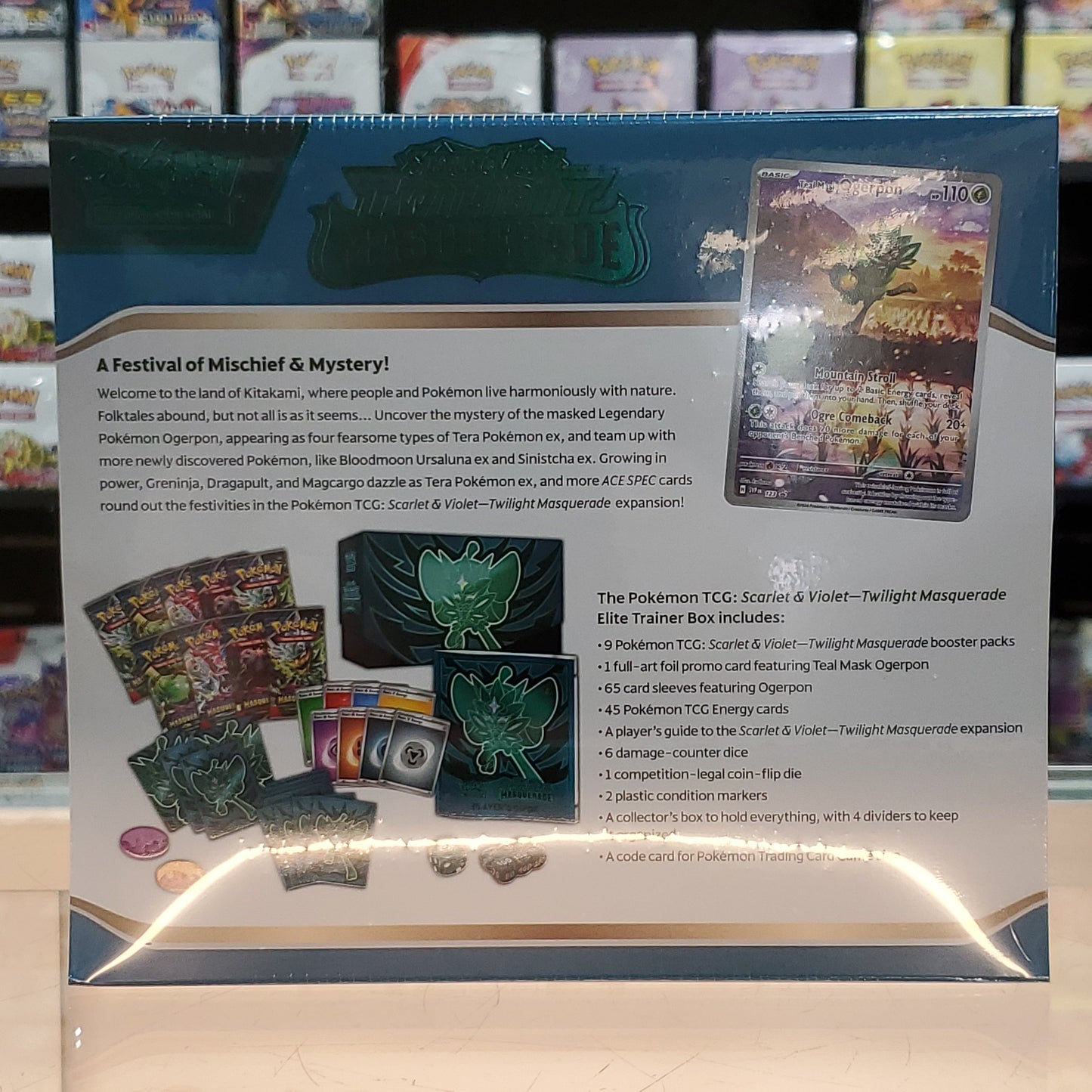 Pokemon:Scarlet & Violet: Twilight Masquerade - Elite Trainer Box