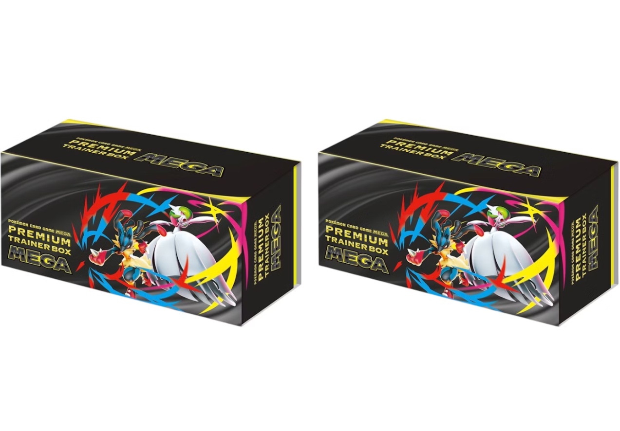 Pokemon:Mega Evolution Mega Brave & Mega Symphonia Premium Trainer Box 2x Lot
