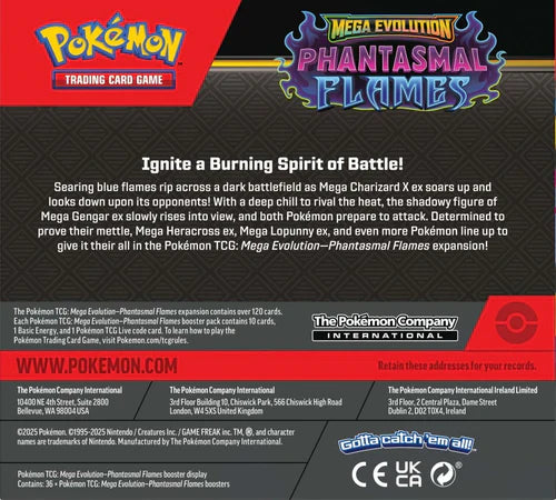 Pokemon - TCG - Phantasmal Flames Booster Box