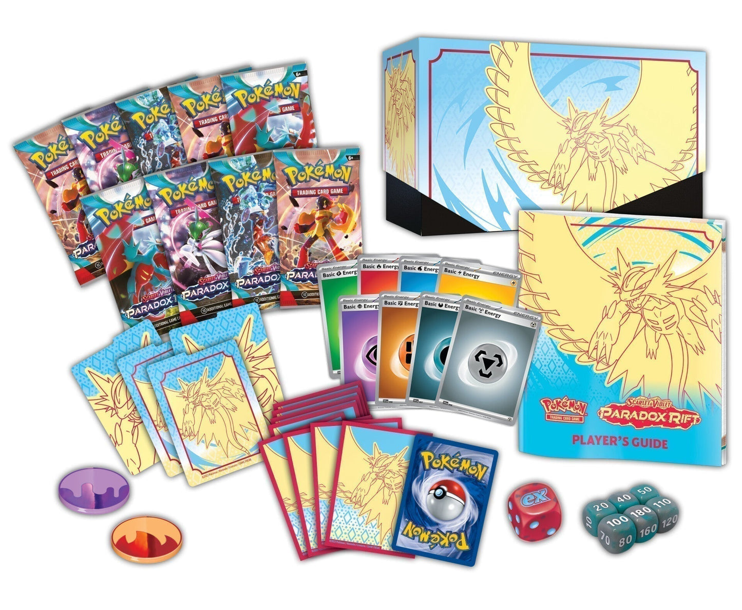 Pokemon:Scarlet & Violet: Paradox Rift - Elite Trainer Box (Roaring Moon)