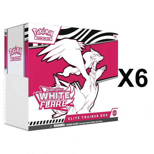 Pokémon White Flare SV10.5 Elite Trainer Box [x6] Sealed Case