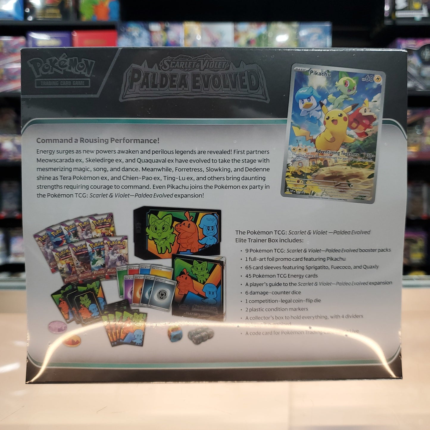 Pokemon:Scarlet & Violet: Paldea Evolved - Elite Trainer Box