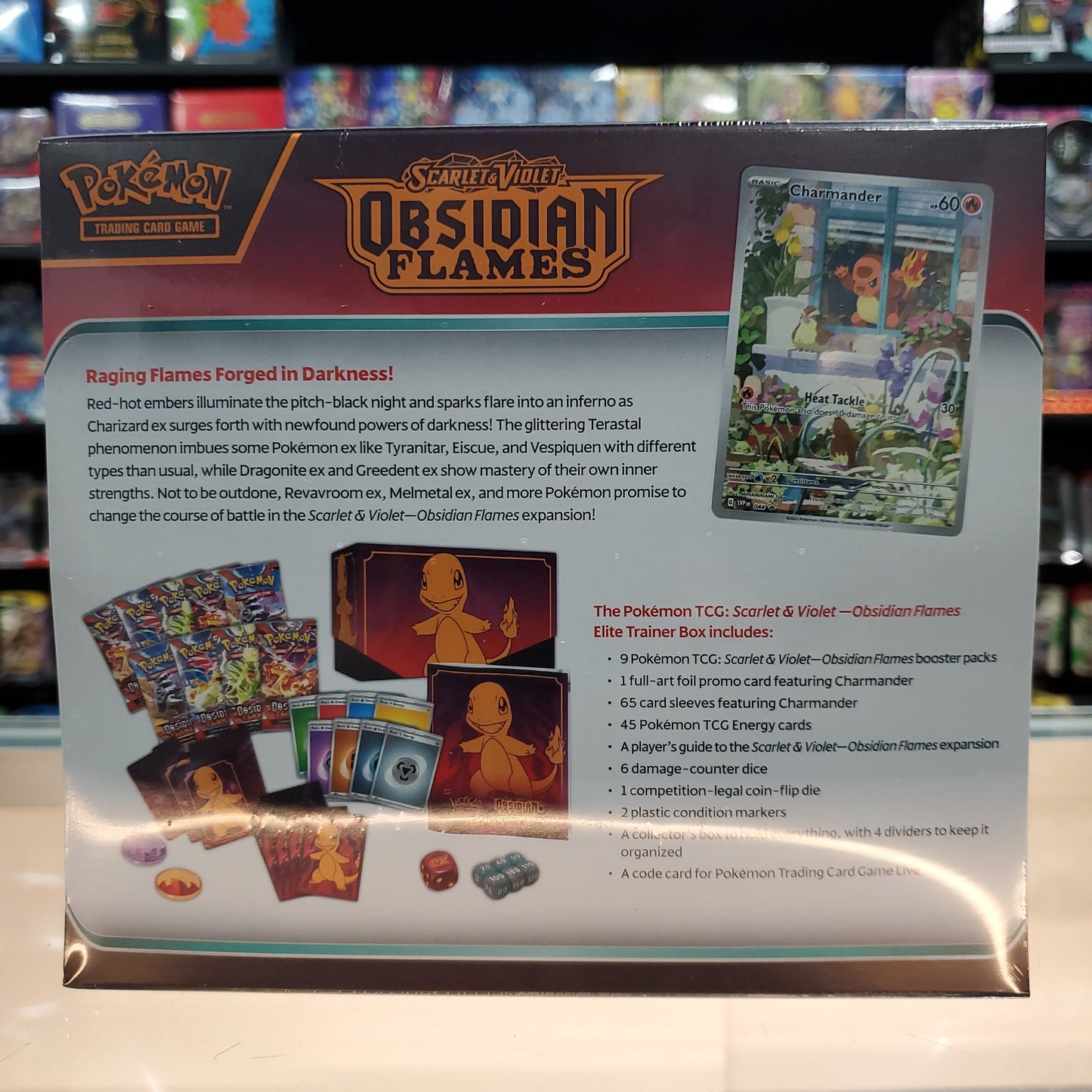 Pokemon:Scarlet & Violet: Obsidian Flames - Elite Trainer Box