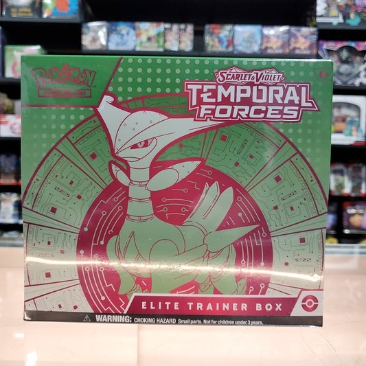 Pokemon:Scarlet & Violet: Temporal Forces - Elite Trainer Box (Iron Leaves)