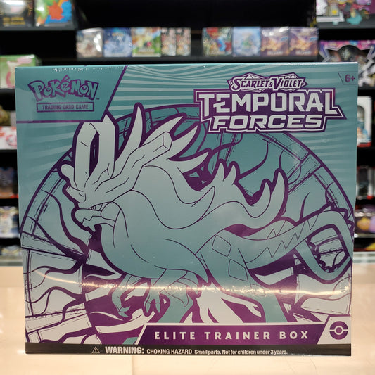 Pokemon:Scarlet & Violet: Temporal Forces - Elite Trainer Box (Walking Wake)