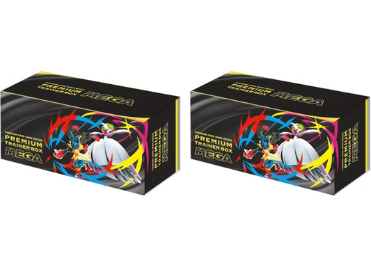 Pokemon:Mega Evolution Mega Brave & Mega Symphonia Premium Trainer Box 2x Lot
