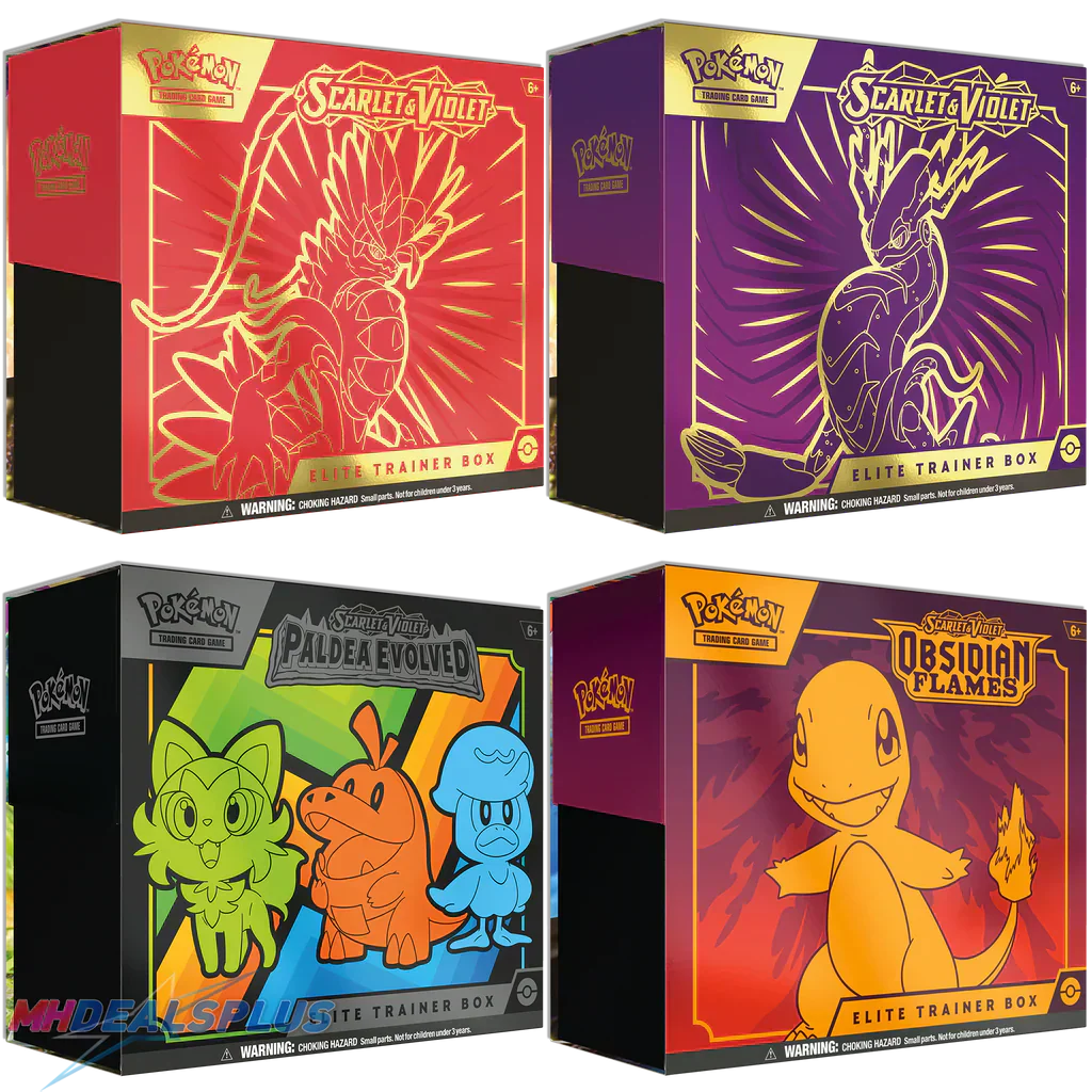 Pokemon:Scarlet & Violet Elite Trainer Box Bundle Set of 4