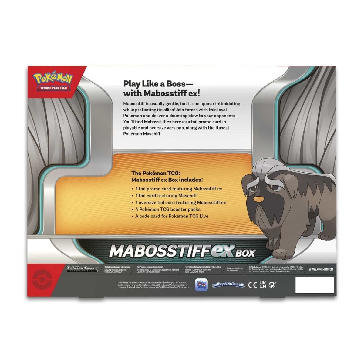 Pokemon:Mabosstiff ex Collection Box