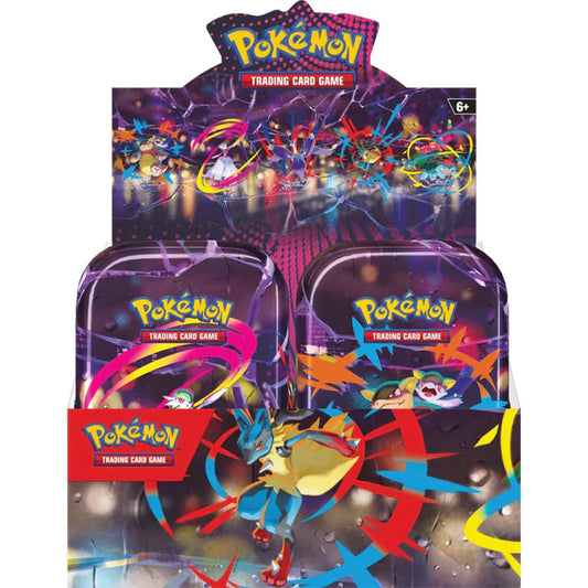 Pokemon:Poke: Mega Evolutions ME01: Mega Heroes Mini Tin Display
